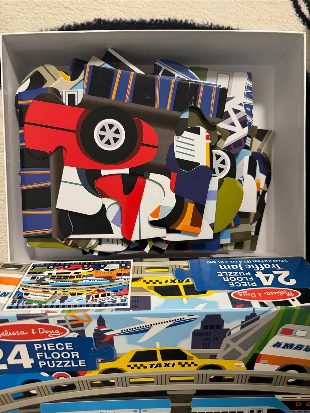 Melissa & Doug Traffic Jam Giant Floor Puzzle